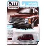 Auto World 1:64 Dodge Caravan 1985 crimson red
